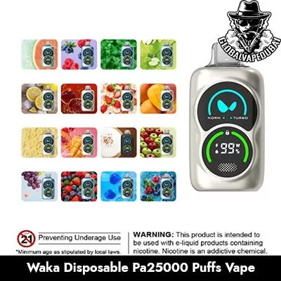 Waka PA25000 Dubai — 25,000 Puffs RELX | AED 50 | Boost & Regular Mode