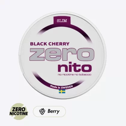 Zeronito Slim Black Cherry