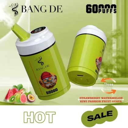 Bang DE 60000 Puffs 3in1 Rechargeable Mesh Coil Disposable Vape