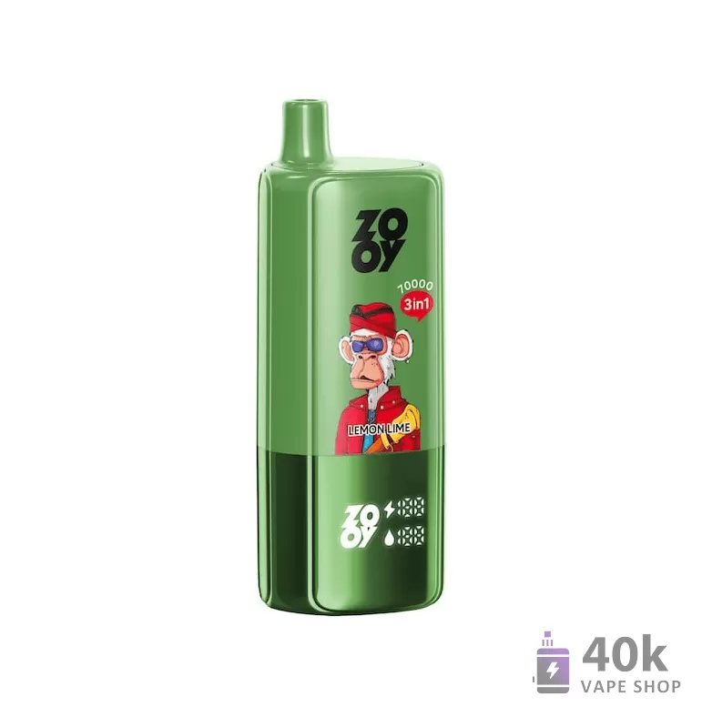 ZOOY King TRIPLE 70000 Puff Disposable Vape – 3-in-1 Flavors, Smart Screen