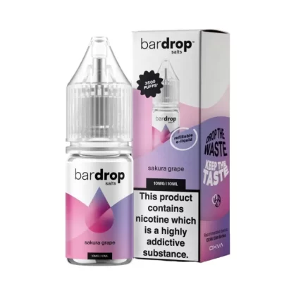 Bar Drop Sakura Grape Nic Salts