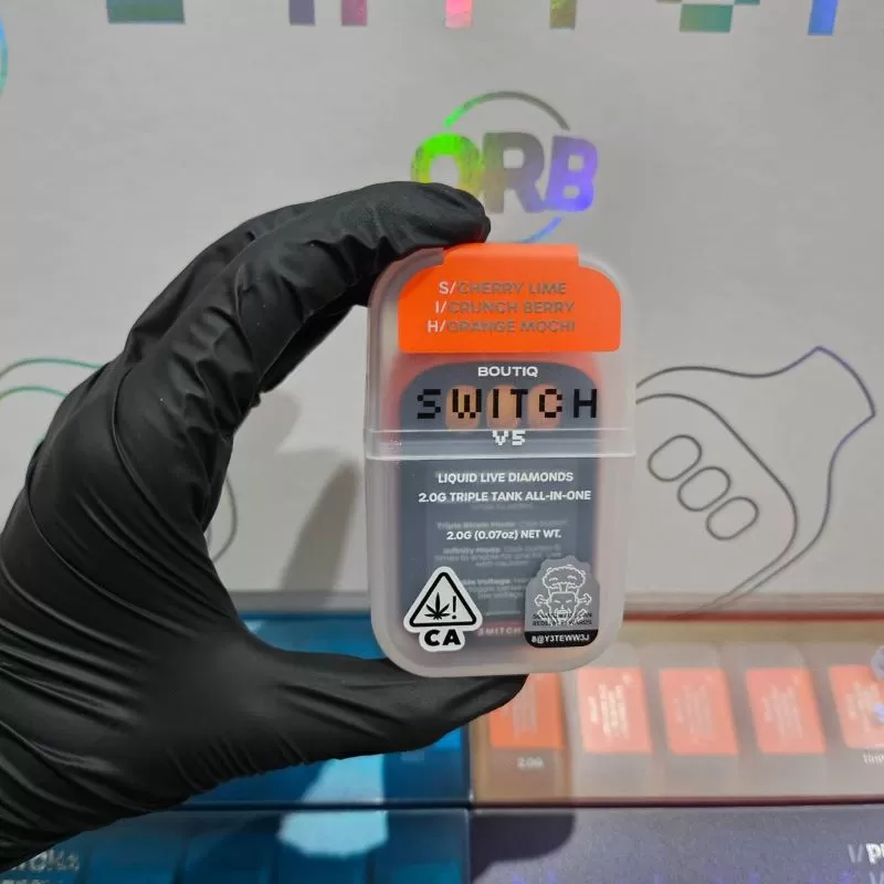 Boutique Switch V5 – Cherry Lime (S) – Crunch Berry (I) – Orange Mochi (H) – 2G Disposable