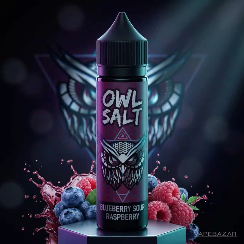 OWL Salt Longfill Blueberry Sour Raspberry Aroma 10ml in 60ml