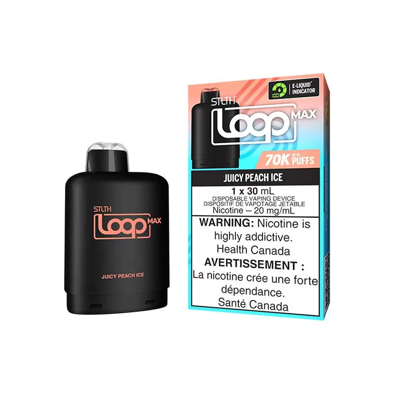 STLTH LOOP MAX Pod Pack - Juicy Peach Ice (AB)