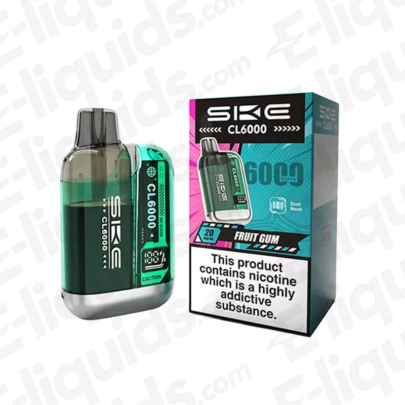 SKE Crystal CL6000 Fruit Gum Prefilled Pod Kit