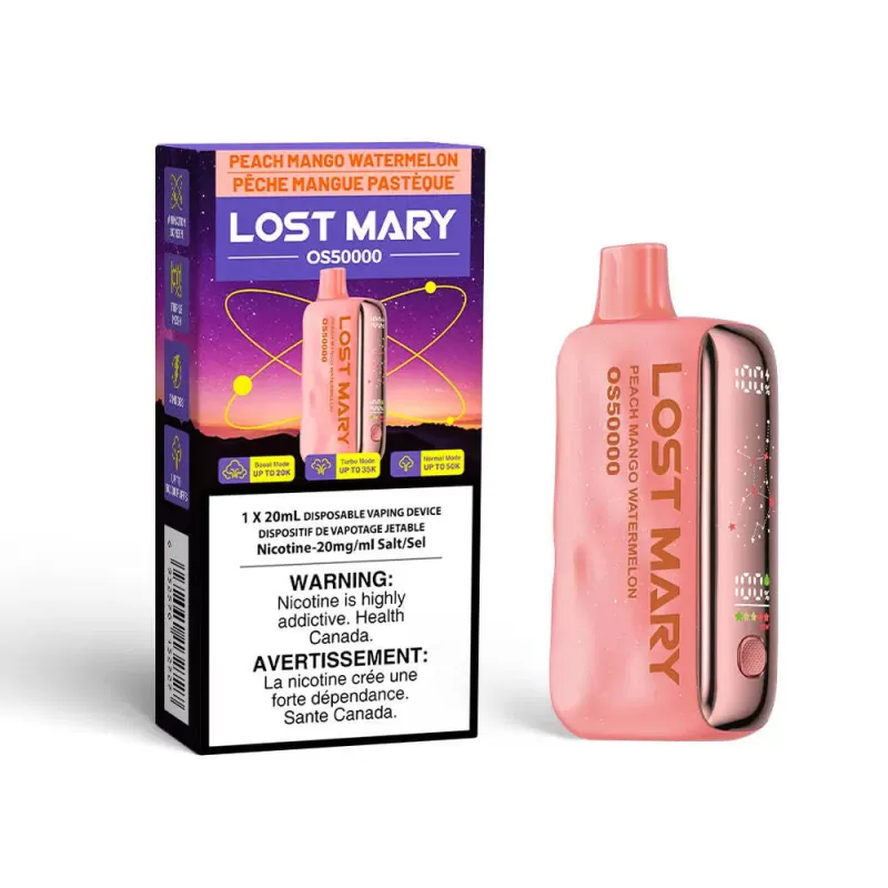 Lost Mary OS50000 50K Disposable Vape - Peach Mango Watermelon