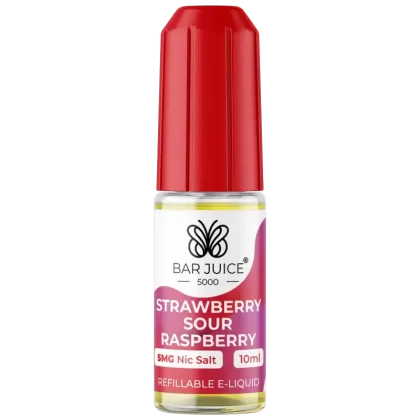 Bar Juice 5000 Strawberry Sour Raspberry Nic Salt