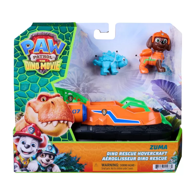 PAW Patrol THE Dino Movie Dino Rescue Hovercraft – Zuma toy car figure