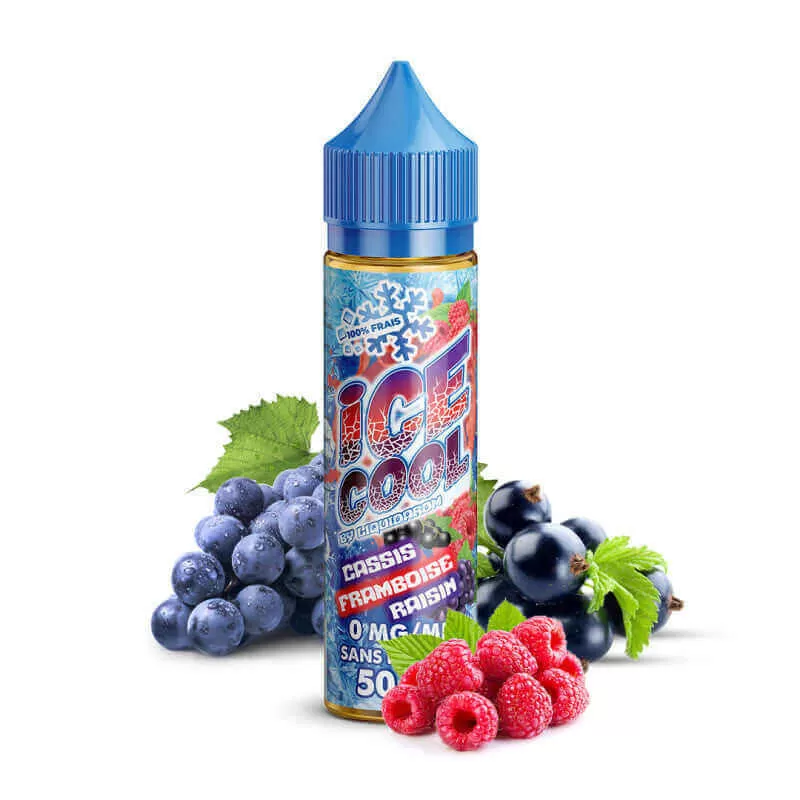 E-liquide Cassis Framboise Raisin 50ml – ICE COOL