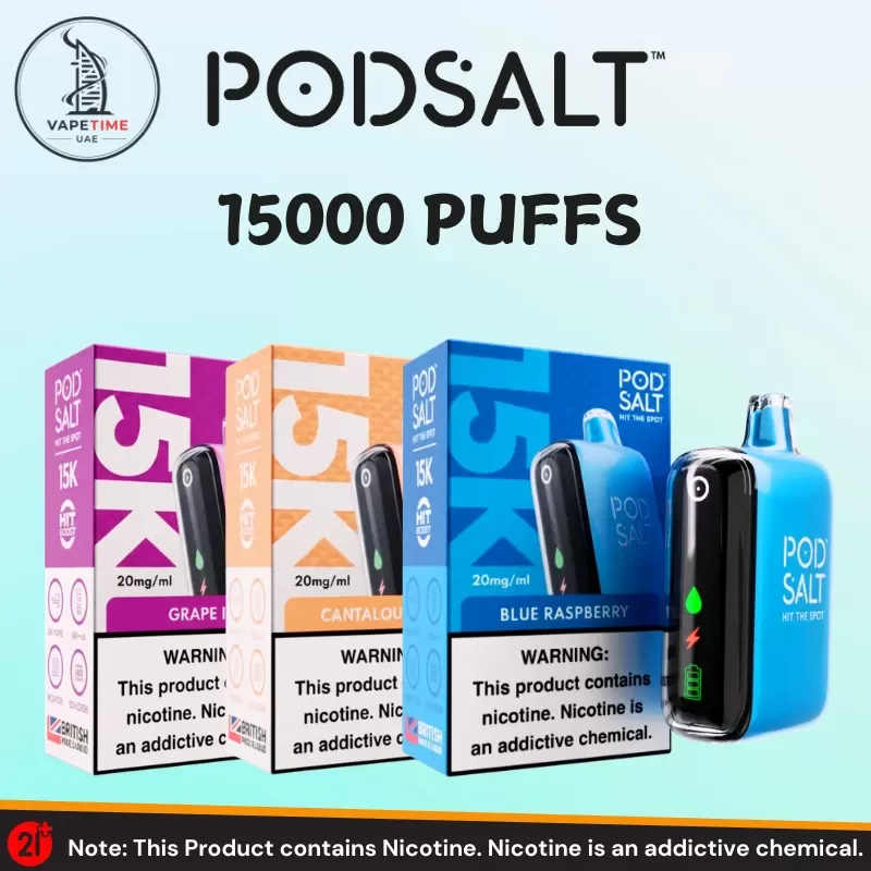 Pod Salt 15000 Puffs Disposable Vape in UAE
