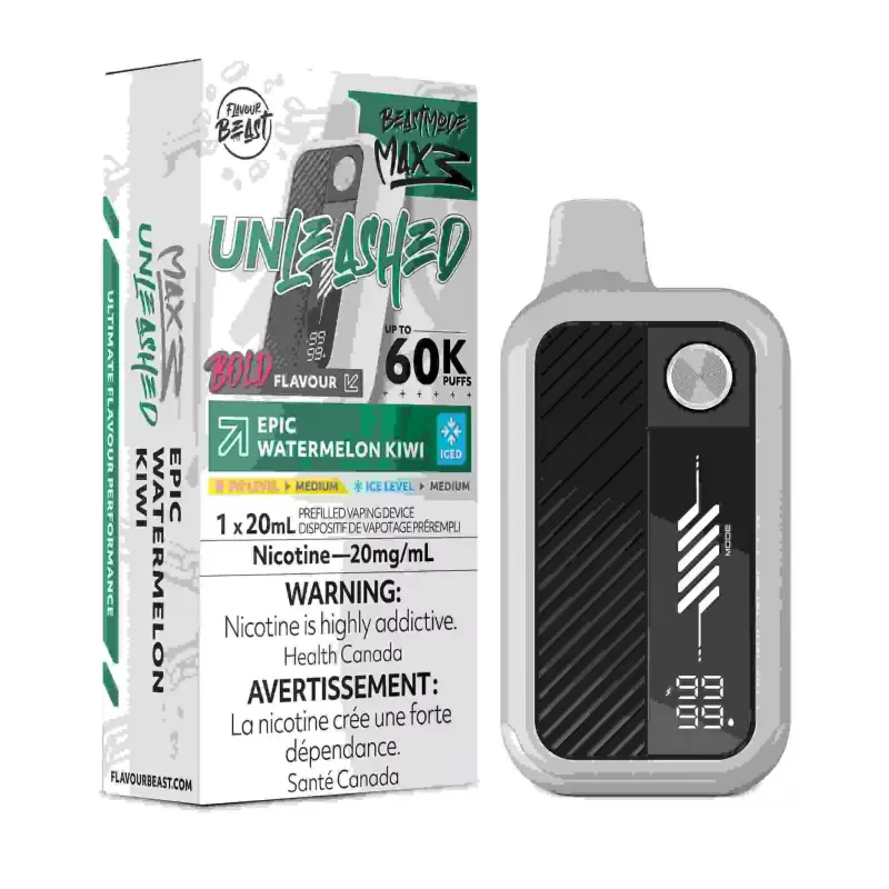 Epic Watermelon Kiwi – Flavour Beast Beast Mode Max 3 60K Disposable Vape