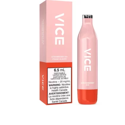 Vice 2500 Strawberry Ice 20mg/mL disposable provincial