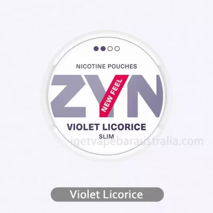 ZYN Slim Violet Licorice 6.5MG – Floral and Licorice Blend for Unique Flavor