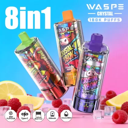 WASPE Crystal 180K Puffs Disposable Vape Wholesale