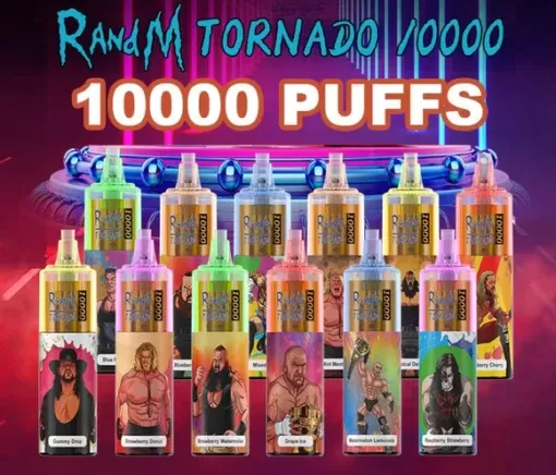 RandM Tornado 10000 Intense Flavors Vaping | Kiwi Dragon Berry