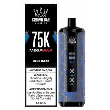 AL FAKHER CROWN BAR 75K Blue Razz
