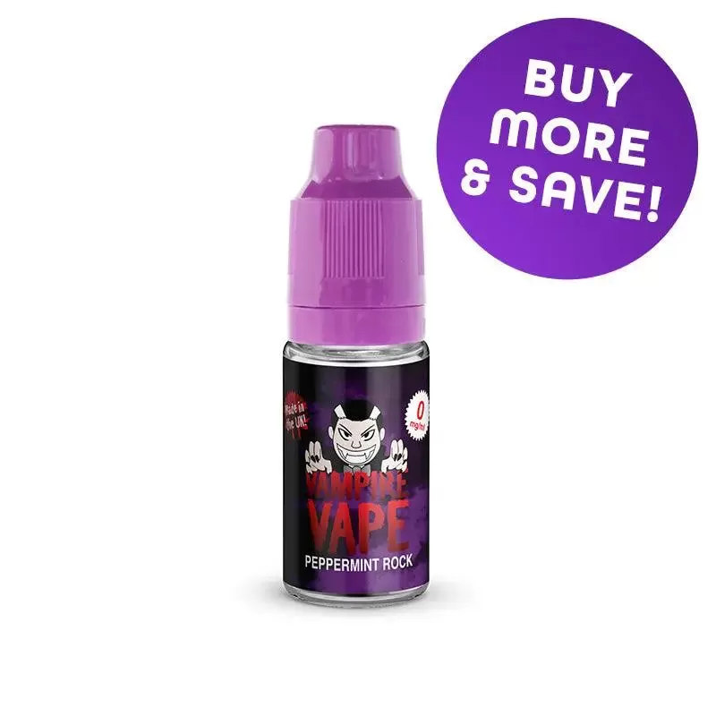 Peppermint Rock Freebase Vape Juice 10ml | Vampire Vape