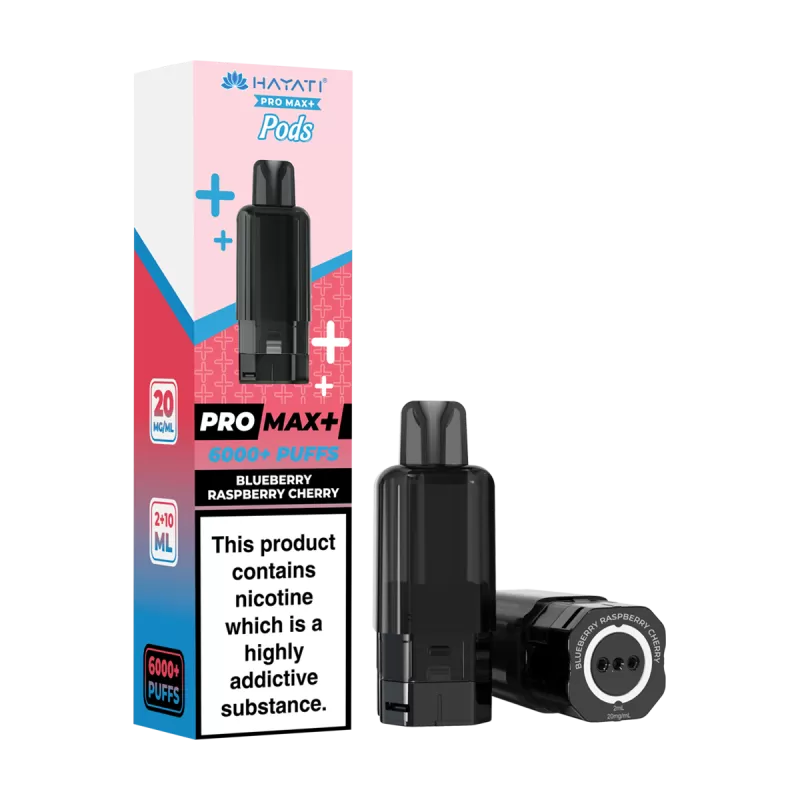 Blueberry Raspberry Cherry Hayati Pro Max+ Refill Pack