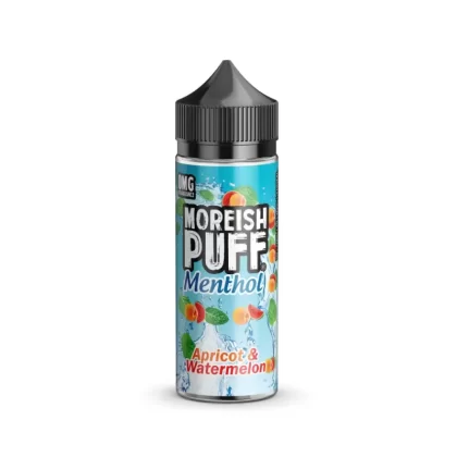 Apricot & Watermelon Menthol 100ml Shortfill by Moreish Puff