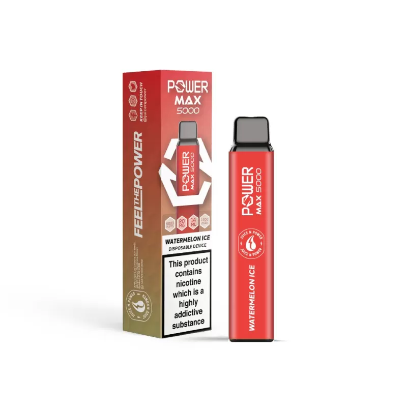 Power Max 5000 Puffs Vape | WATERMELON ICE | £11.99