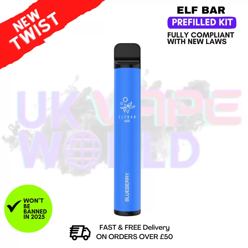 Blueberry Elf Bar EB600 Prefilled Pod Kit