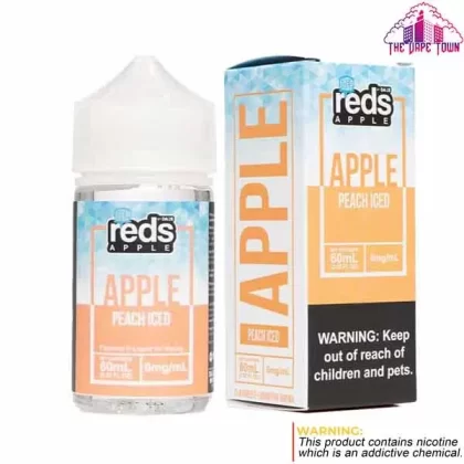 7 Daze Red's Peach Iced E-juice Freebase - 60ml