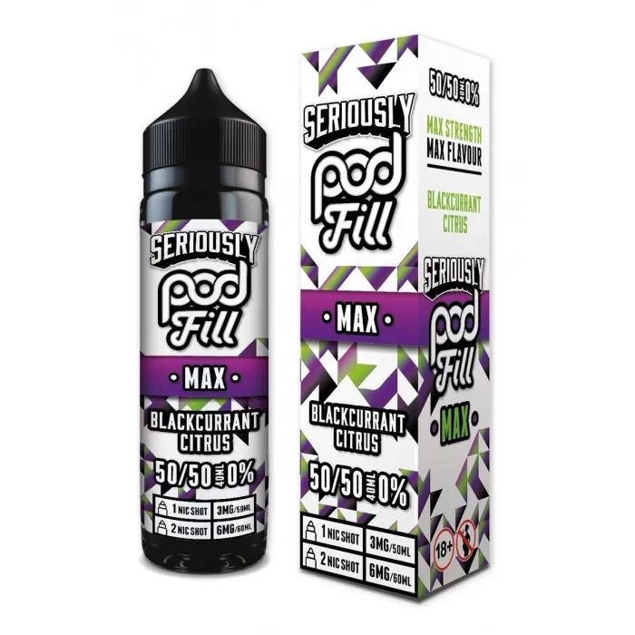 Blackcurrant Citrus – Doozy – Seriously Pod Fill Max – 40ml
