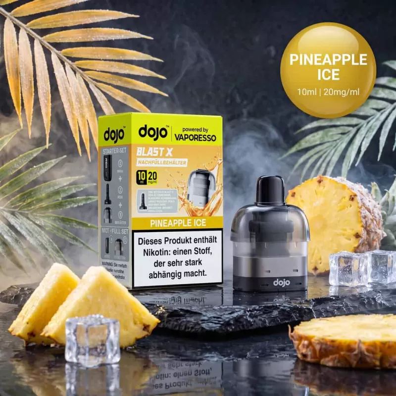 Vaporesso Dojo Blast X Pod Nachfüllbehälter 10ml – Pineapple Ice – 20mg