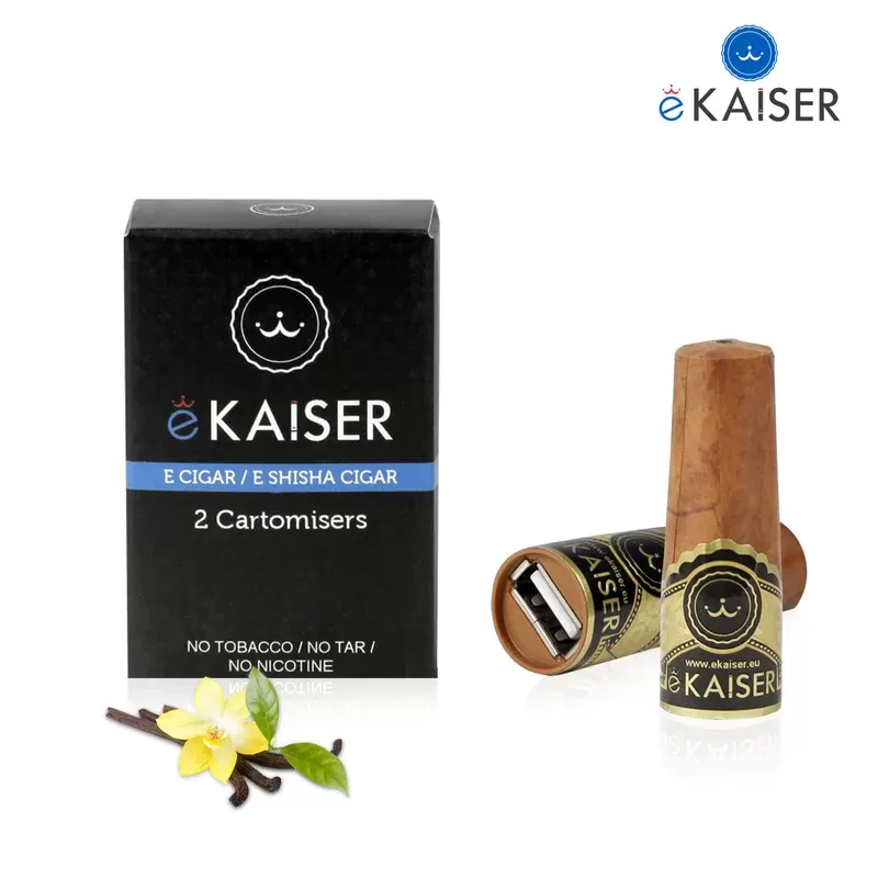eKaiser e-Cigar Cartomizer – Vanilla 0mg x 2 Pack | Cigee