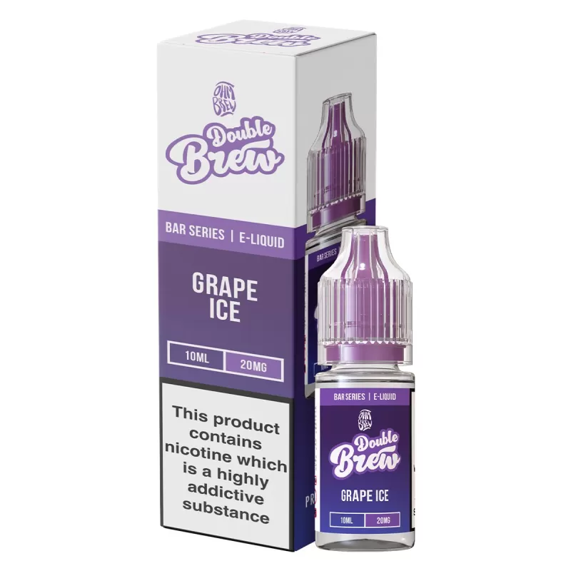 Grape Ice Double Brew 10ml Nic Salt By Ohm Brew