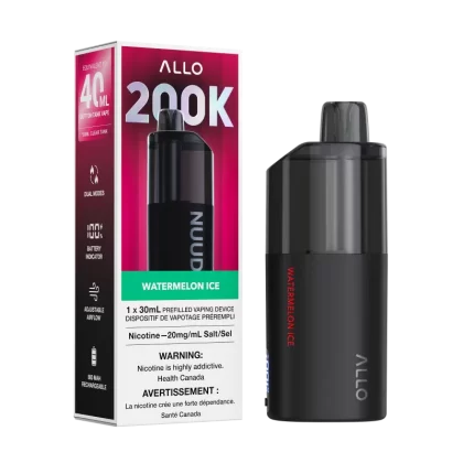 Allo Nuud 200K Watermelon Ice – 200,000 Puffs | 30mL