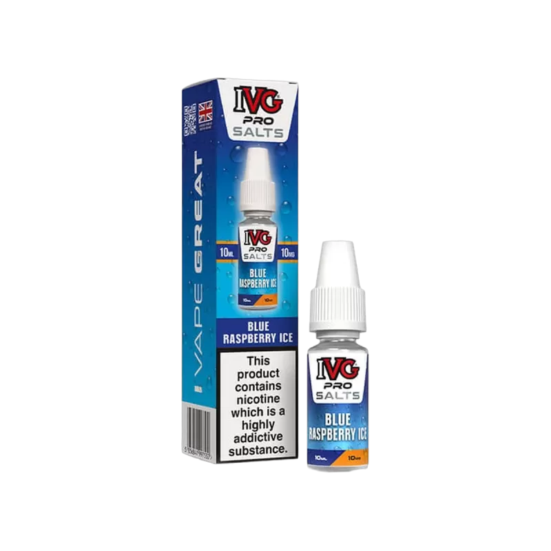 Blue Raspberry Ice E-Liquid by IVG Pro Salts