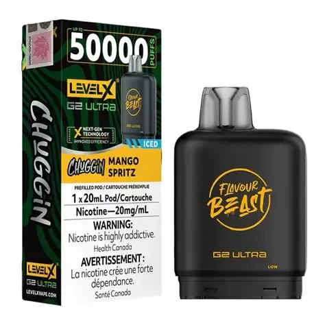 Flavour Beast Level X G2 Ultra 50K Puffs | Mango Spritz