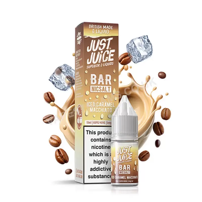 Just Juice Bar Iced Caramel Macchiato Nic Salt E-Liquid