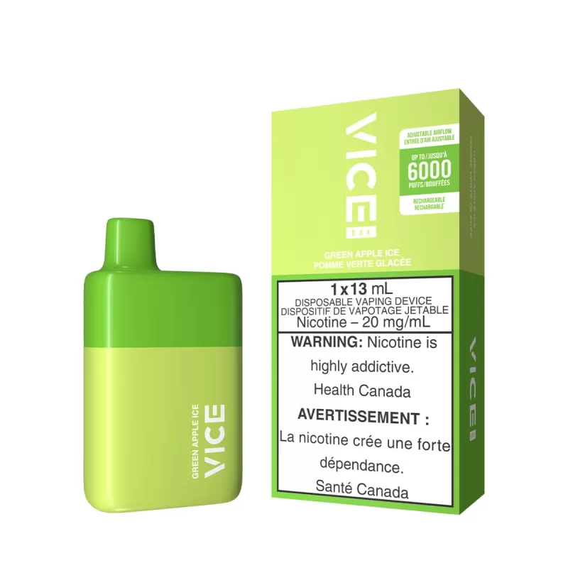 Vice Box Green Apple Ice Disposable Vape Pen