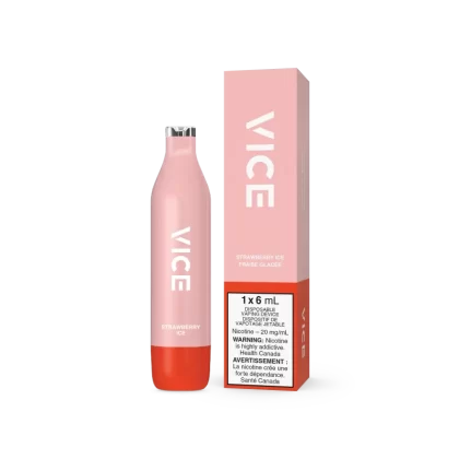 Vice 2500 Strawberry Ice 20mg/mL disposable (Provincial)