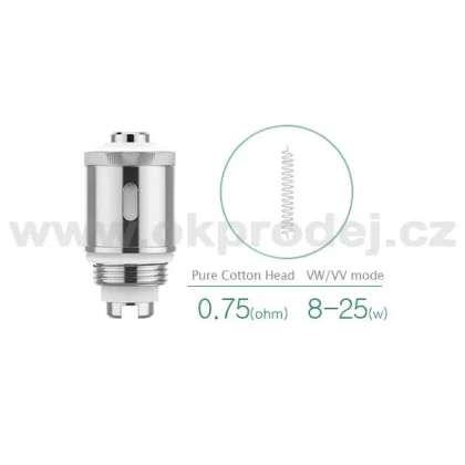 Žhavící hlava pro Eleaf GS-Air 2 s vatou – 0,75 ohm