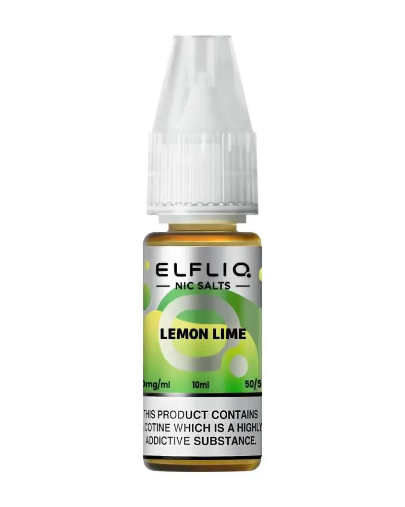 Elf Bar Elfliq Lemon Lime Nic Salt Vape Juice