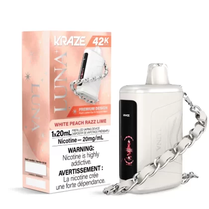 White Peach Razz Lime Kraze Luna Disposable