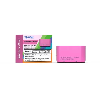 ZColors Vape Pod - 15K Puffs - Strawberry Lemon