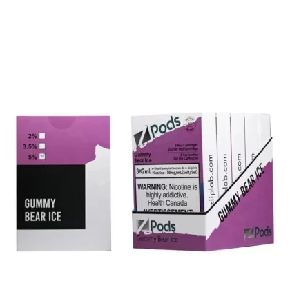 Zpods STLTH Compatible – Gummy Bear Ice – 50 MG Synthetic Nicotine
