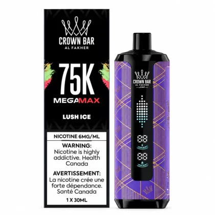 Al Fakher Crown Bar Mega Max 75K Lush Ice – 75,000 Puffs