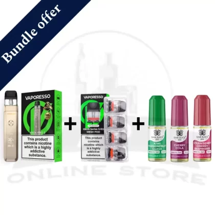Vaporesso XROS Pro 2 Bundle Vape Kit with Pods + 3 Salts