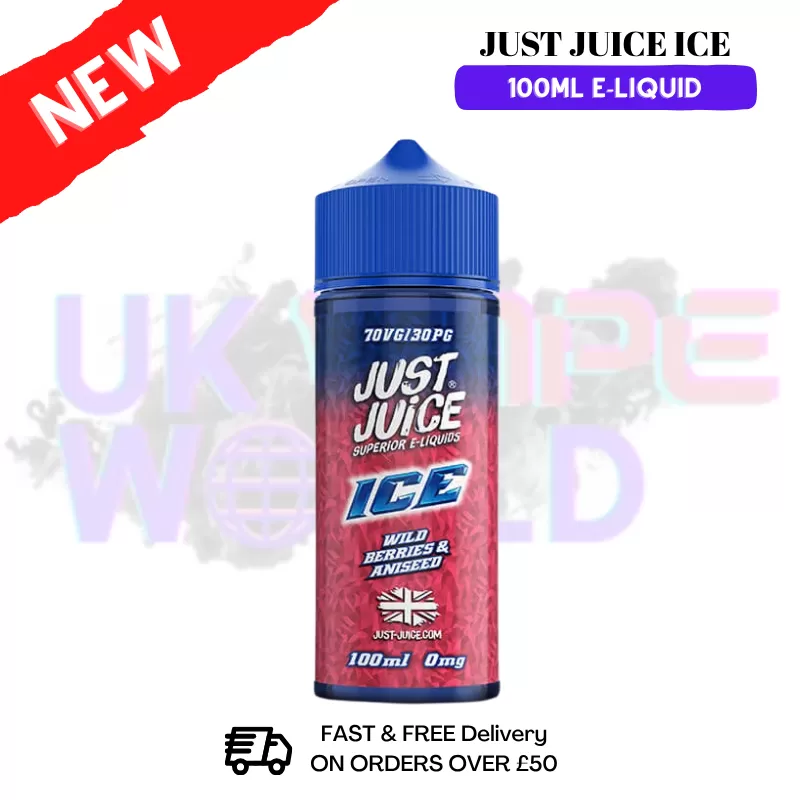 Wild Berries Aniseed Just Juice ICE Shortfill 100ml E-liquid