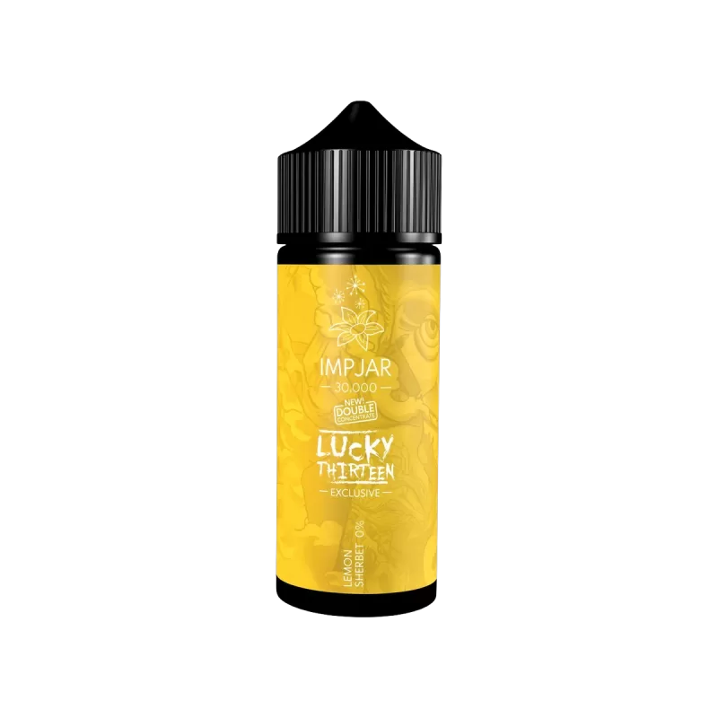 Lemon Sherbet Shortfill E-Liquid by Imp Jar & Lucky Thirteen 100ml