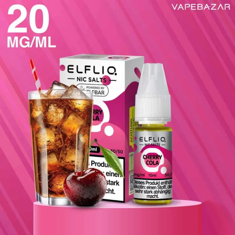 ELFLIQ Cherry Cola 20 mg/ml – Nikotinsalz Liquid 10 ml