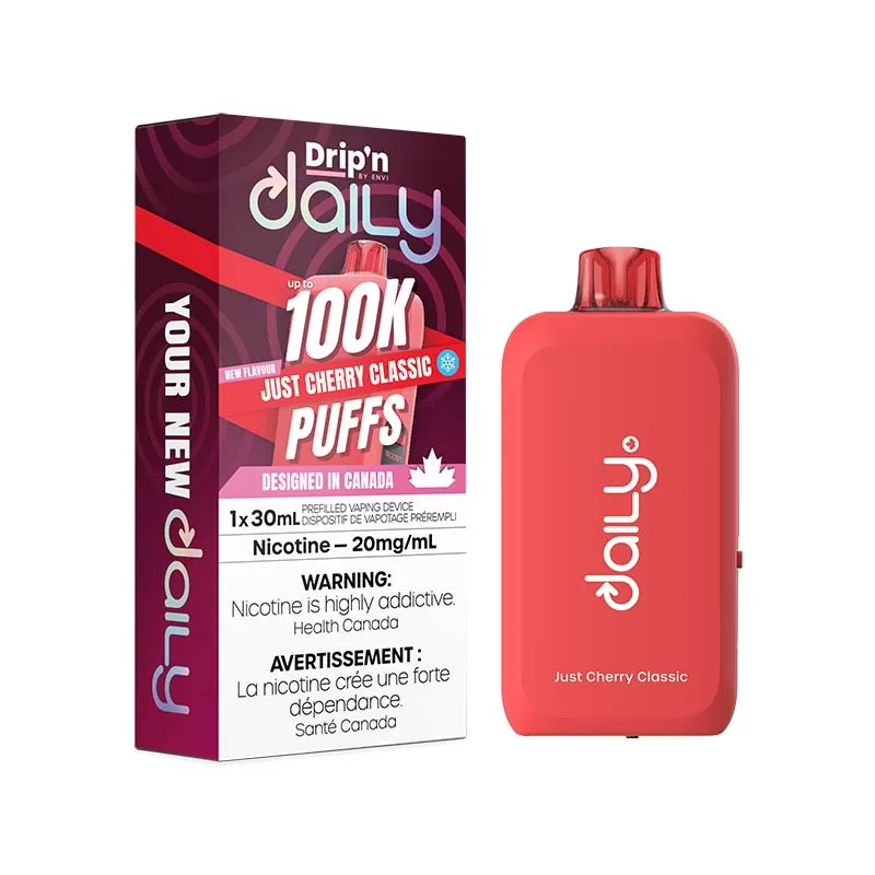 Drip'n by Envi Daily 100K Disposable - Just Cherry Classic (ON)